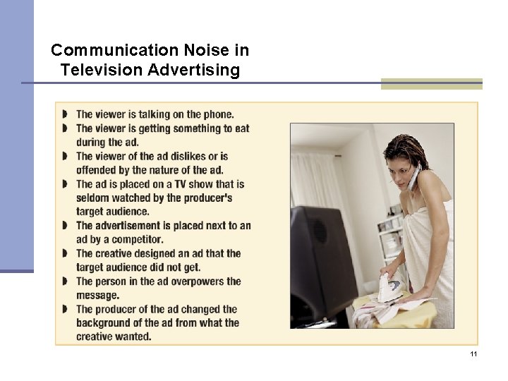 FIGURE 1. 2 Communication Noise in Television Advertising 11 