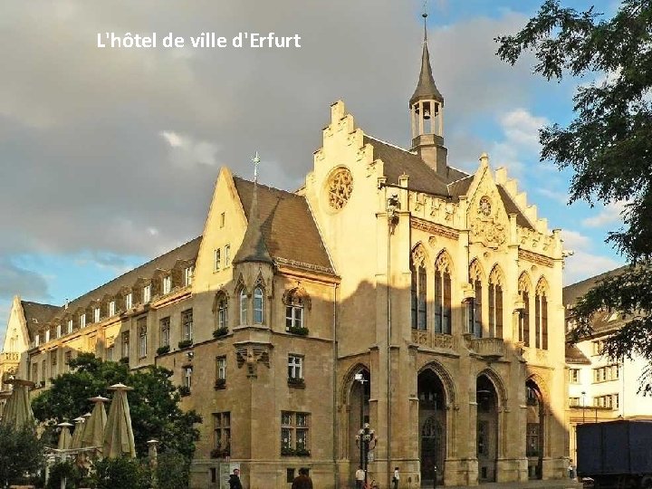 L'hôtel de ville d'Erfurt 