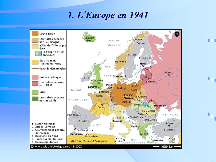 1. L'Europe en 1941 