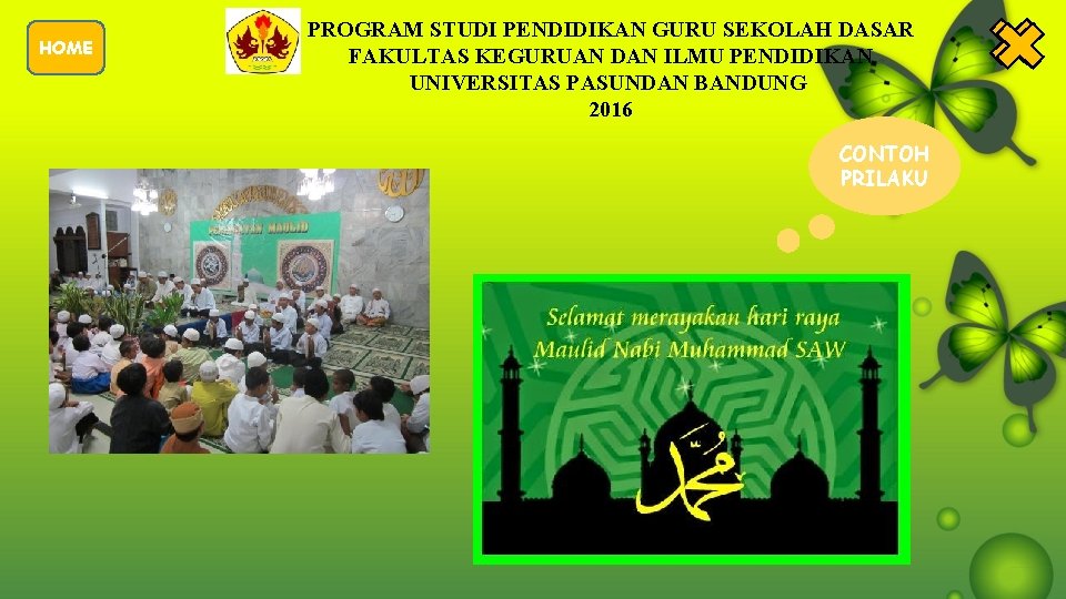 HOME PROGRAM STUDI PENDIDIKAN GURU SEKOLAH DASAR FAKULTAS KEGURUAN DAN ILMU PENDIDIKAN UNIVERSITAS PASUNDAN