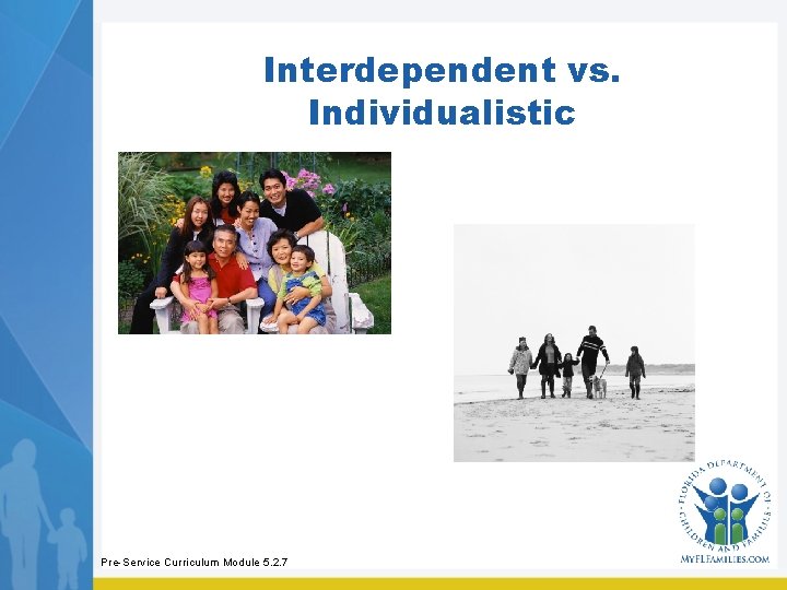 Interdependent vs. Individualistic Pre-Service Curriculum Module 5. 2. 7 