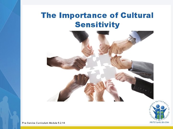 The Importance of Cultural Sensitivity Pre-Service Curriculum Module 5. 2. 14 