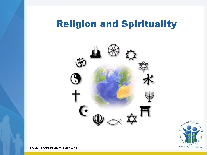 Religion and Spirituality Pre-Service Curriculum Module 5. 2. 16 