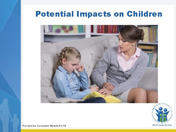 Potential Impacts on Children Pre-Service Curriculum Module 5. 3. 14 