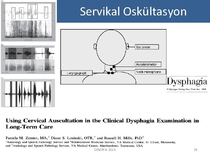 Servikal Oskültasyon DEMİR N. 2014 24 