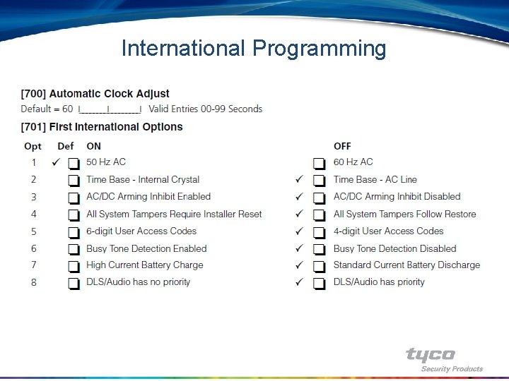 International Programming 