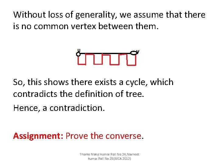 Without loss of generality, we assume that there is no common vertex between them.