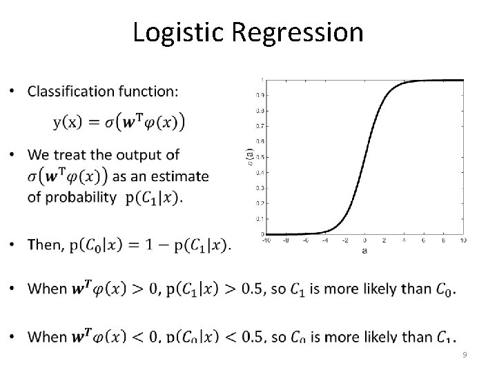 Logistic Regression • 9 