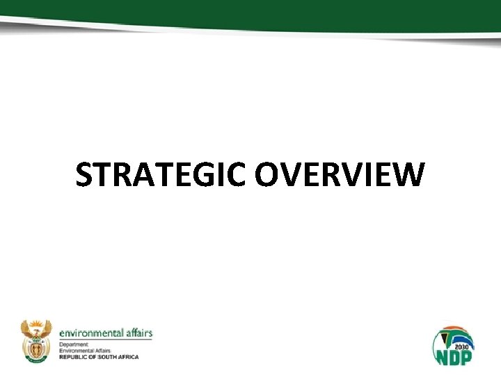 STRATEGIC OVERVIEW 