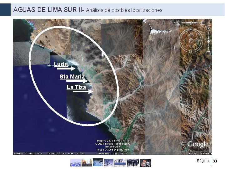 AGUAS DE LIMA SUR II- Análisis de posibles localizaciones Lurin Sta Maria La Tiza