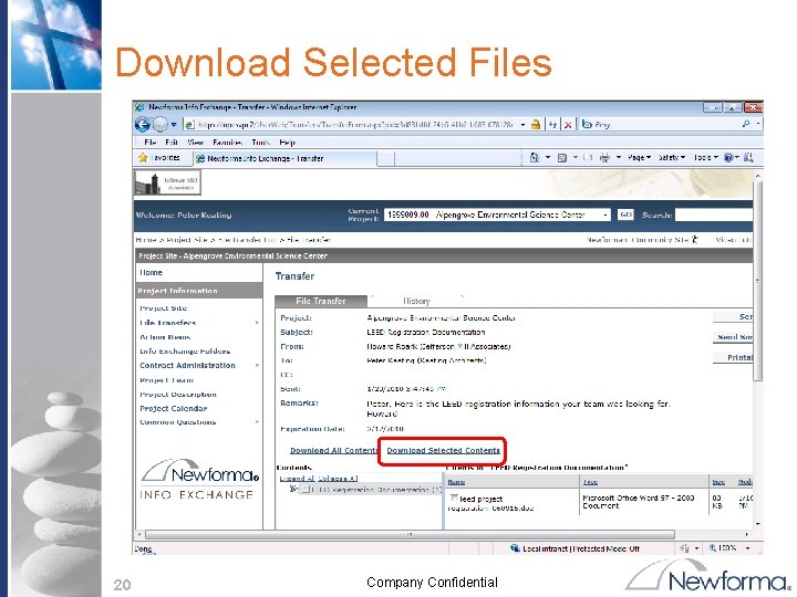 Download Selected Files 20 Company Confidential 