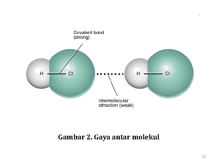 Gambar 2. Gaya antar molekul 12 