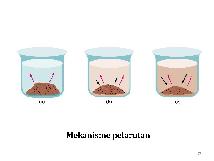 Mekanisme pelarutan 27 
