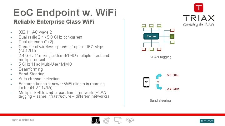 Eo. C Endpoint w. Wi. Fi Reliable Enterprise Class Wi. Fi • • •