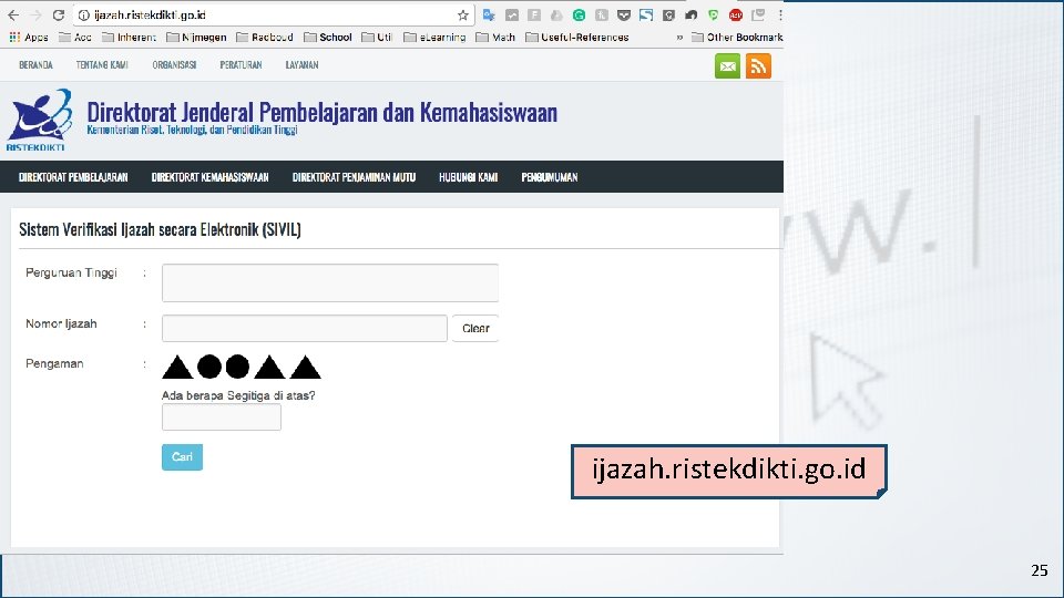 ijazah. ristekdikti. go. id 25 