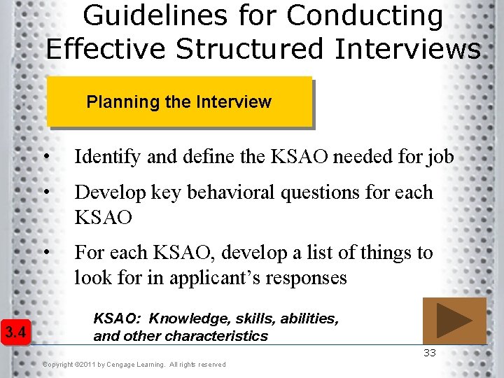 Guidelines for Conducting Effective Structured Interviews Planning the Interview 3. 4 • Identify and Guidelines for Conducting Effective Structured Interviews Planning the Interview 3. 4 • Identify and