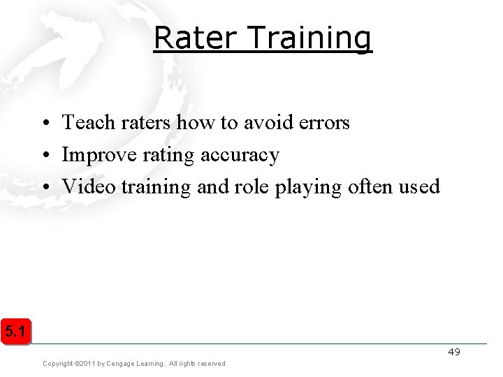 Rater Training • Teach raters how to avoid errors • Improve rating accuracy • Rater Training • Teach raters how to avoid errors • Improve rating accuracy •