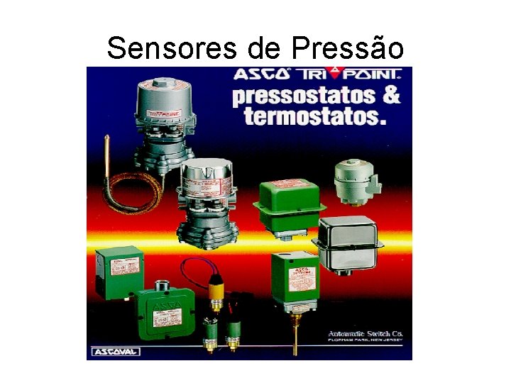 Sensores de Pressão 