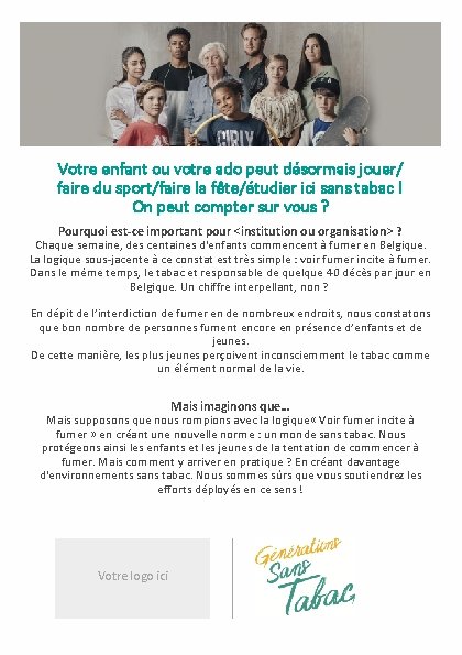 Votre enfant ou votre ado peut désormais jouer/ faire du sport/faire la fête/étudier ici