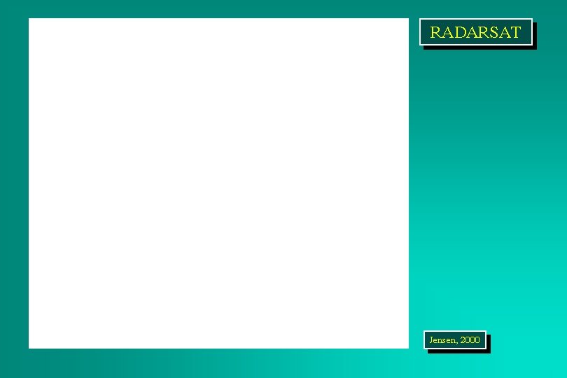 RADARSAT Jensen, 2000 