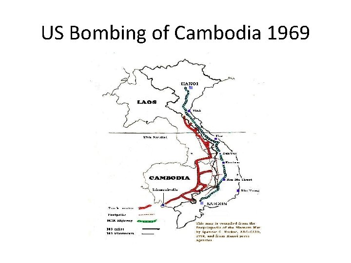 US Bombing of Cambodia 1969 