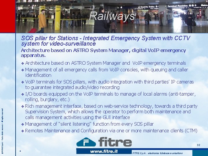 Railways SOS pillar for Stations - Integrated Emergency System with CCTV system for video-surveillance Railways SOS pillar for Stations - Integrated Emergency System with CCTV system for video-surveillance