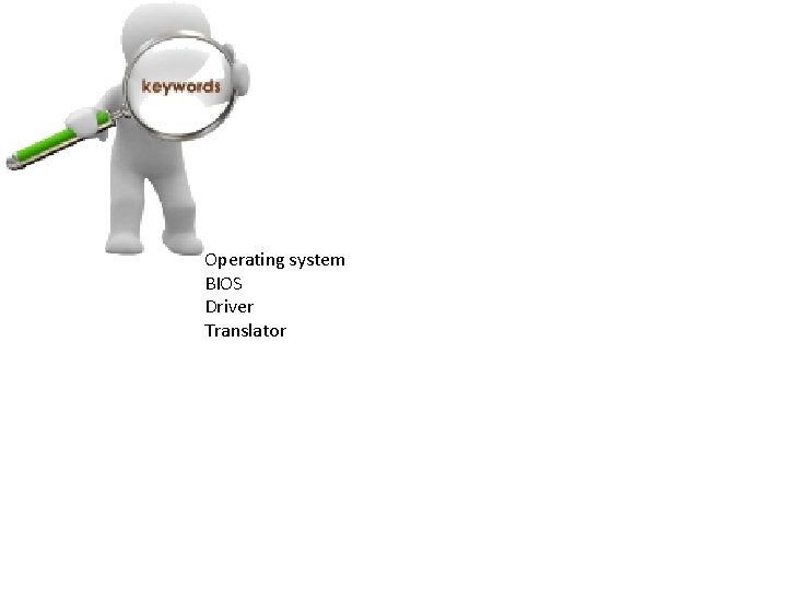 Operating system BIOS Driver Translator 