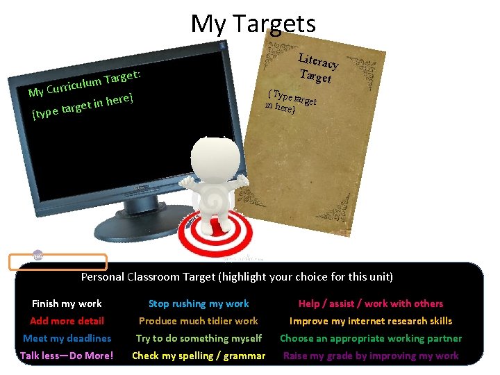 My Targets Literac y Target: T m u l u ric My Cur here]