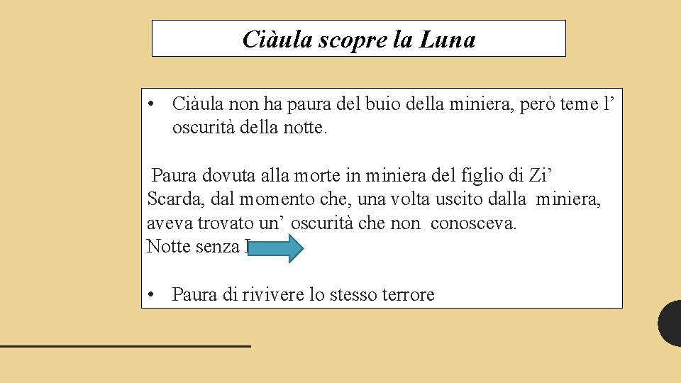 Ciàula scopre la Luna • Ciàula non ha paura del buio della miniera, però