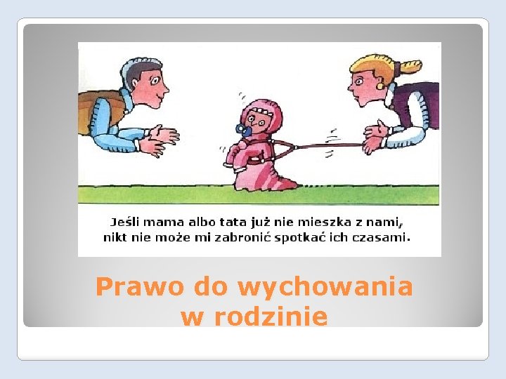 Prawo do wychowania w rodzinie 
