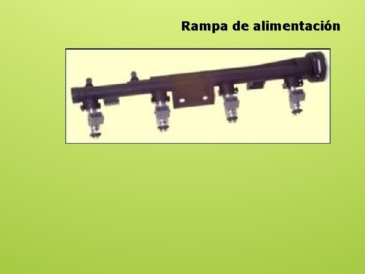 Rampa de alimentación 