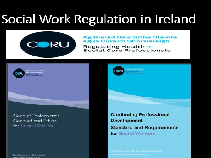 Social Work and Regulation 2015 