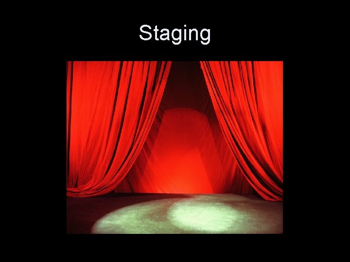 Staging 