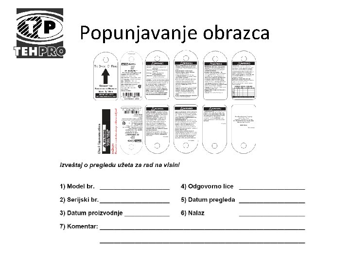 Popunjavanje obrazca 