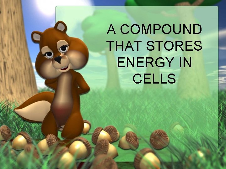 A COMPOUND THAT STORES ENERGY IN CELLS 