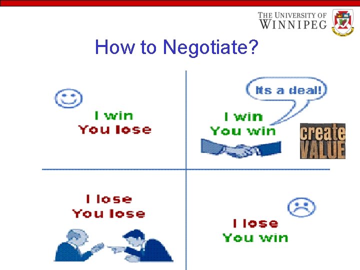 How to Negotiate? 