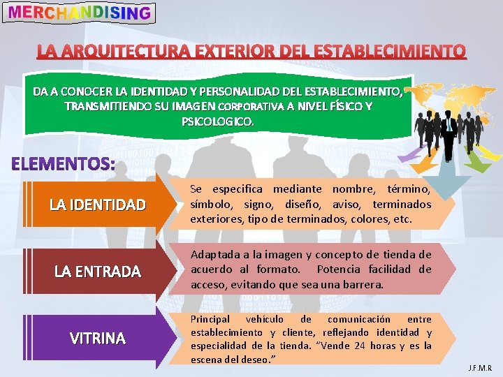 LA ARQUITECTURA EXTERIOR DEL ESTABLECIMIENTO DA A CONOCER LA IDENTIDAD Y PERSONALIDAD DEL ESTABLECIMIENTO,