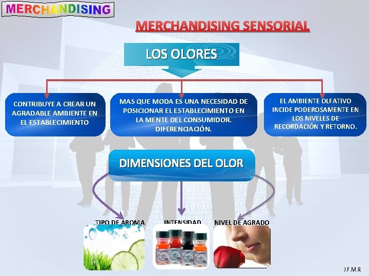 MERCHANDISING SENSORIAL LOS OLORES CONTRIBUYE A CREAR UN AGRADABLE AMBIENTE EN EL ESTABLECIMIENTO MAS