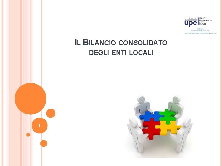 IL BILANCIO CONSOLIDATO DEGLI ENTI LOCALI 1 