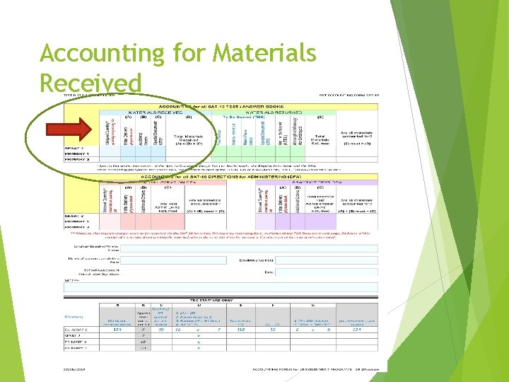 Accounting for Materials Received 8 