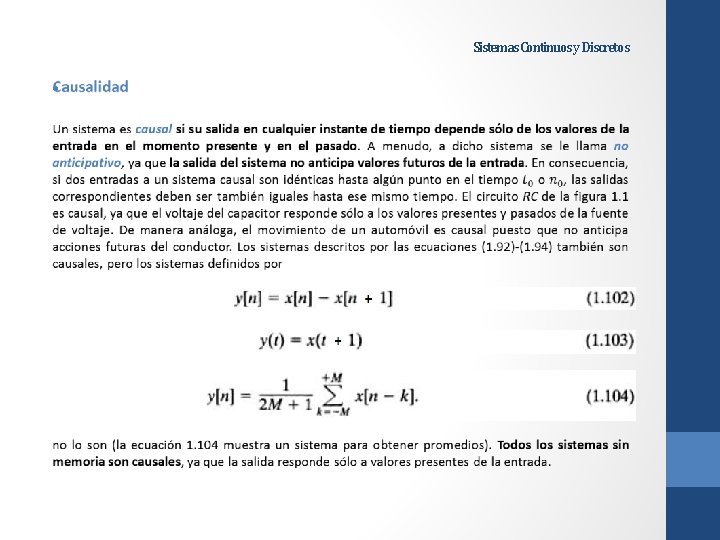 Sistemas Continuos y Discretos • 