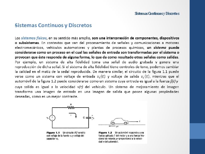 Sistemas Continuos y Discretos • 