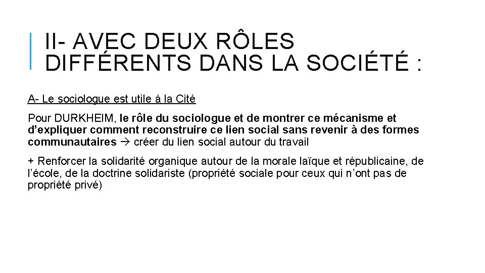 FAUTIL OPPOSER LA SOCIOLOGIE DE DURKHEIM CELLE DE