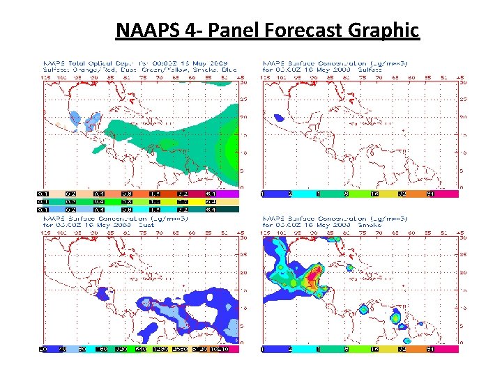 NAAPS 4 - Panel Forecast Graphic NAAPS 4 - Panel Forecast Graphic