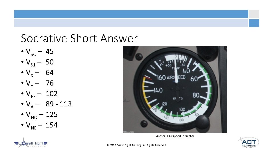 Socrative Short Answer • VSO – 45 • VS 1 – 50 • VX