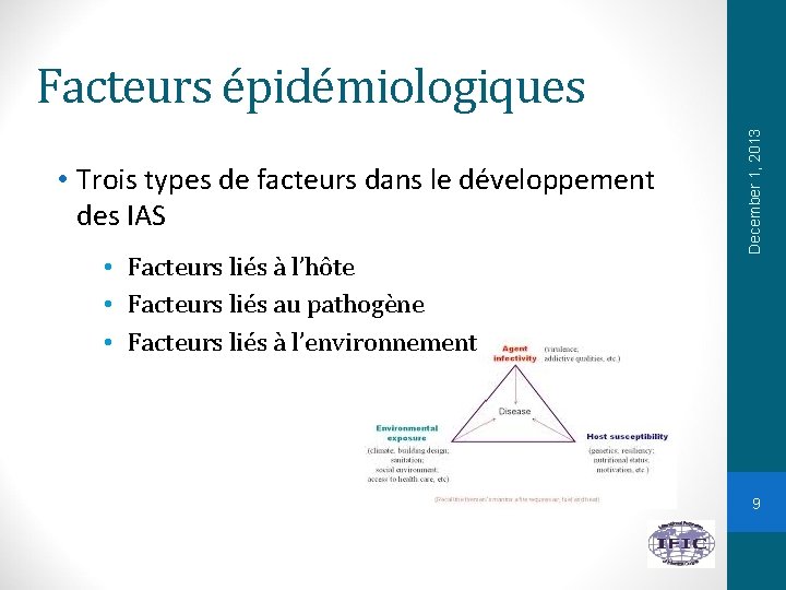  • Trois types de facteurs dans le développement des IAS • Facteurs liés