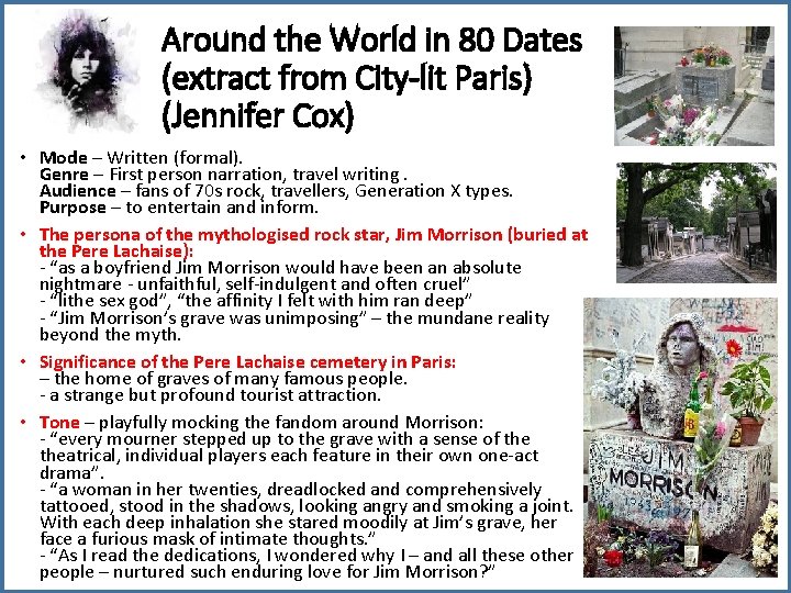 Around the World in 80 Dates (extract from City-lit Paris) (Jennifer Cox) • Mode