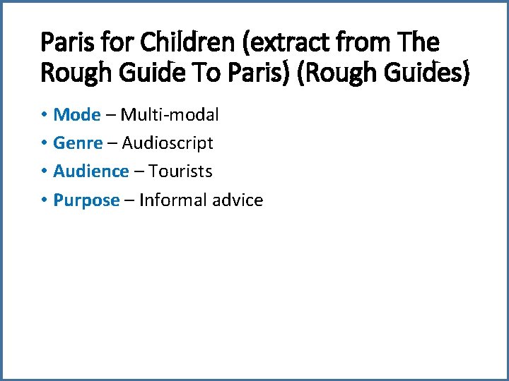 Paris for Children (extract from The Rough Guide To Paris) (Rough Guides) • Mode