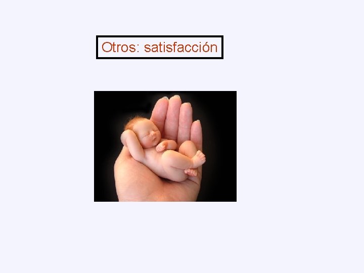 Otros: satisfacción 