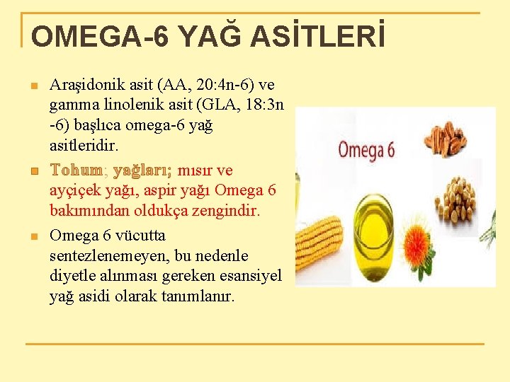 Omega 3 ve Omega 6 Hakkında Bilinmesi Gerekenler